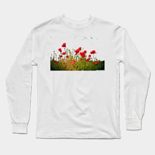 Poppies Long Sleeve T-Shirt